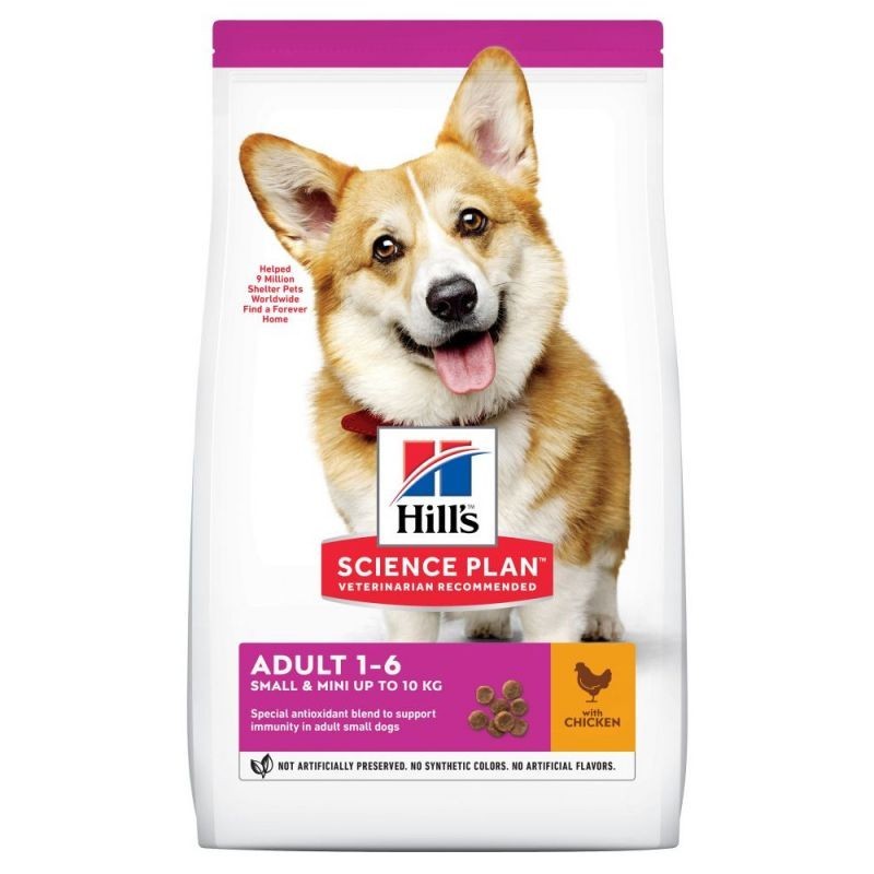 Сухой корм для собак маленьких и миниатюрных пород с курицей и индейкой Hill"s Science Plan Adult Small Miniature 6 кг
Сухой корм для собак маленьких и миниатюрных пород с курицей и индейкой Hill"s Science Plan Adult Small Miniature 6 кг