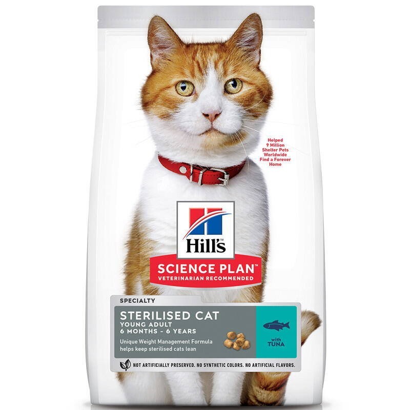 Сухой корм для кошек с тунцом Hill"s Science Plan Young Adult Sterilised Cat 1,5кг
Сухой корм для кошек с тунцом Hill"s Science Plan Young Adult Sterilised Cat 1,5кг