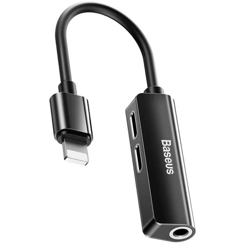 Переходник Baseus L52 Lightning to Dual Lightning+3.5mm digital audio converter Black
Переходник Baseus L52 Lightning to Dual Lightning+3.5mm digital audio converter Black
