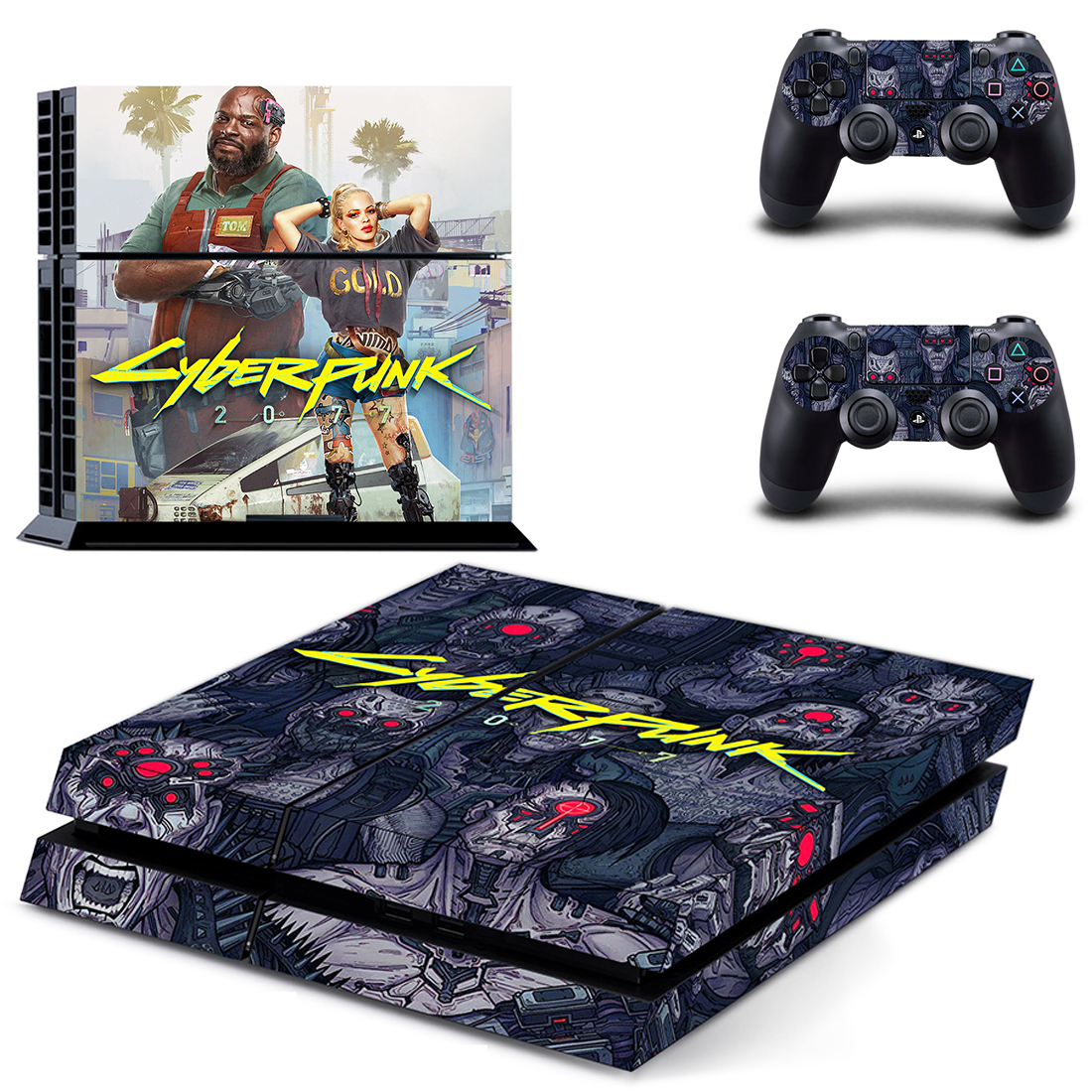 Виниловые наклейки на PS4 и Dualshock Cyberpunk 2077 Sony PlayStation 4 Fat Custom Skin Playsole Vinyls (PV3016)
Виниловые наклейки на PS4 и Dualshock Cyberpunk 2077 Sony PlayStation 4 Fat Custom Skin Playsole Vinyls (PV3016)