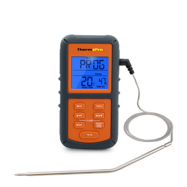 Термометр для мяса ThermoPro TP-06S (от -9 до +250°C) с выносным датчиком из нержавеющей стали
Термометр для мяса ThermoPro TP-06S (от -9 до +250°C) с выносным датчиком из нержавеющей стали