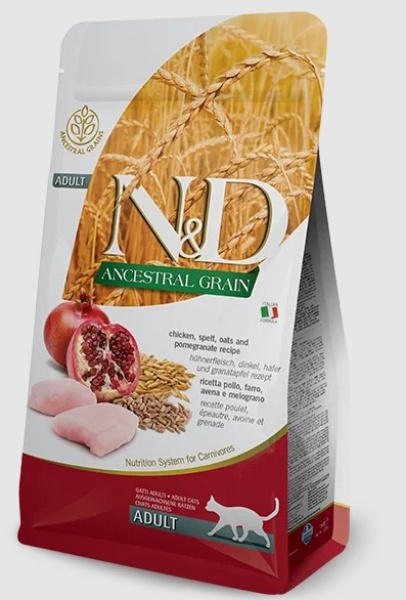 Низкозерновой cухой корм для взрослых кошек Farmina N & D LOW GRAIN CAT CHICKEN & POMEGRANATE ADULT курица/гранат 5 кг (156435)
Низкозерновой cухой корм для взрослых кошек Farmina N & D LOW GRAIN CAT CHICKEN & POMEGRANATE ADULT курица/гранат 5 кг (156435)