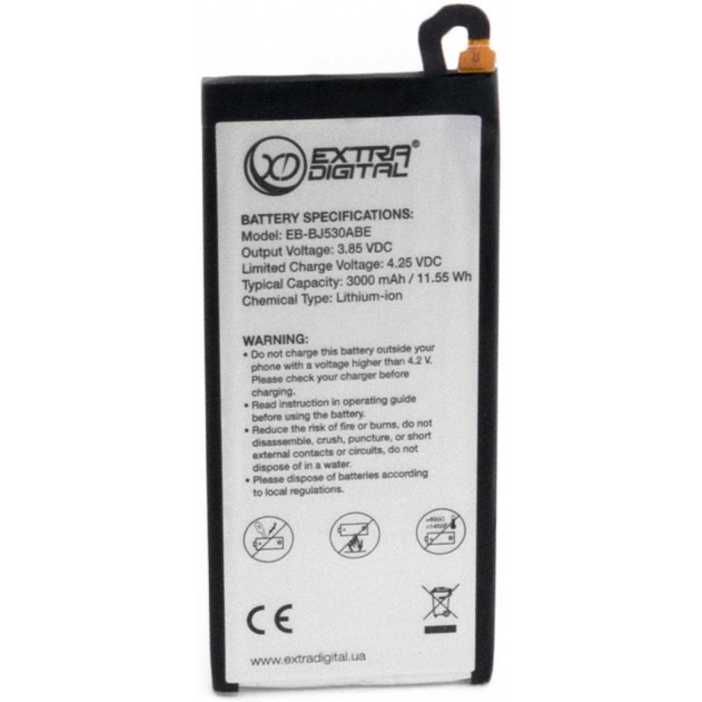 Аккумуляторная батарея EXTRADIGITAL Samsung Galaxy J5 2017 (EB-BJ530ABE) 3000 mAh 
Аккумуляторная батарея EXTRADIGITAL Samsung Galaxy J5 2017 (EB-BJ530ABE) 3000 mAh