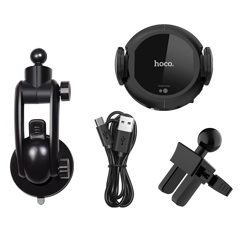 Холдер Hoco CA35 Black (Крепление присоска + Вентеляционная решетка) + Wireless Charger
Холдер Hoco CA35 Black (Крепление присоска + Вентеляционная решетка) + Wireless Charger