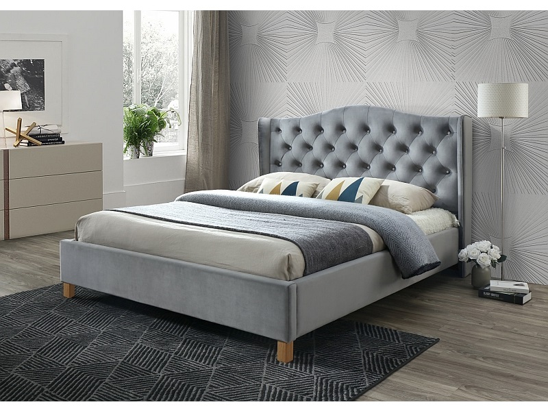 Кровать двуспальная деревянная с мягким изголовьем Aspen Velvet 160x200 Signal серый (с каркасом, без матраса)
Кровать двуспальная деревянная с мягким изголовьем Aspen Velvet 160x200 Signal серый (с каркасом, без матраса)