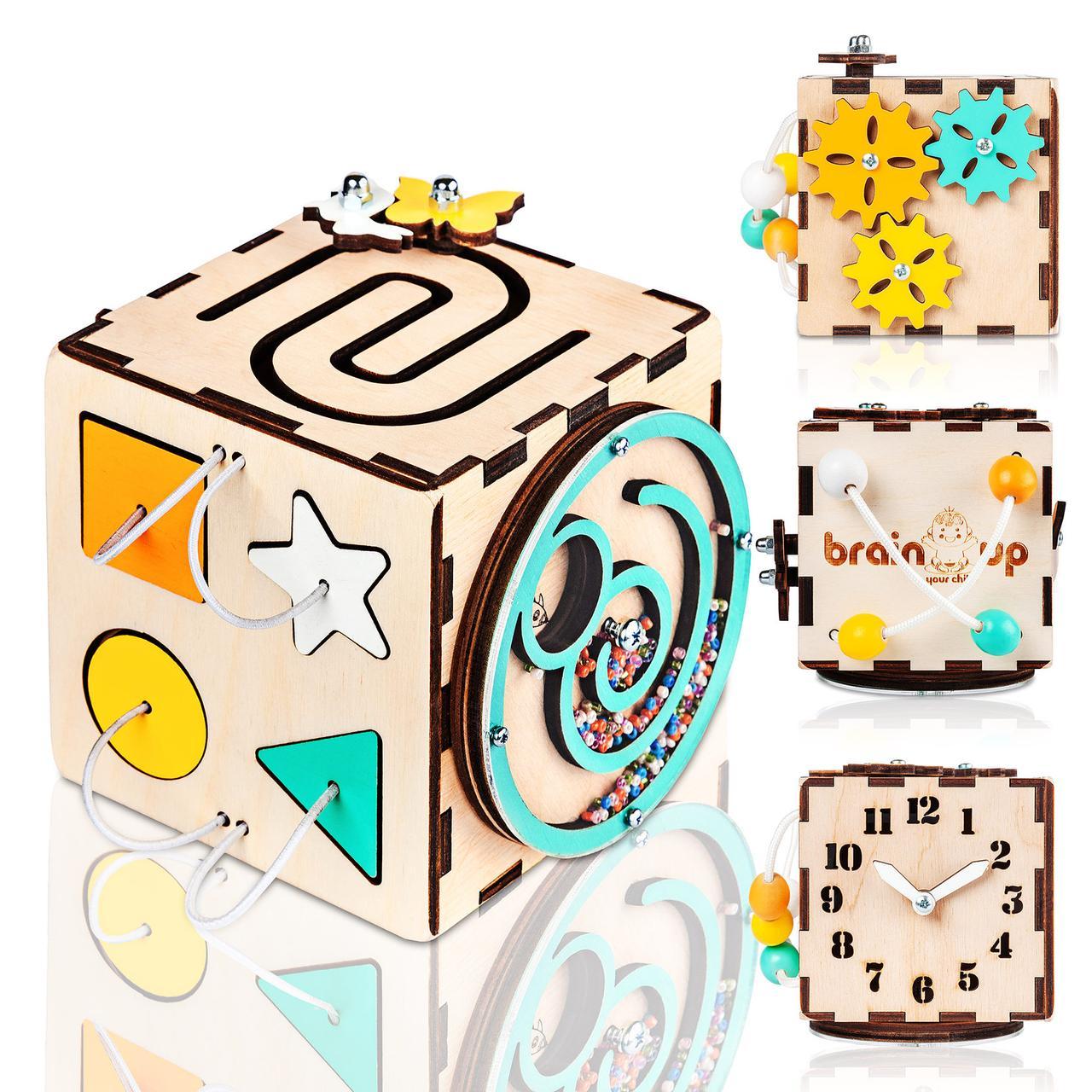 Бизикуб BrainUp Smart Busy Cube настольный развивающий игровой кубик из 6 деталей 10*10 см
Бизикуб BrainUp Smart Busy Cube настольный развивающий игровой кубик из 6 деталей 10*10 см