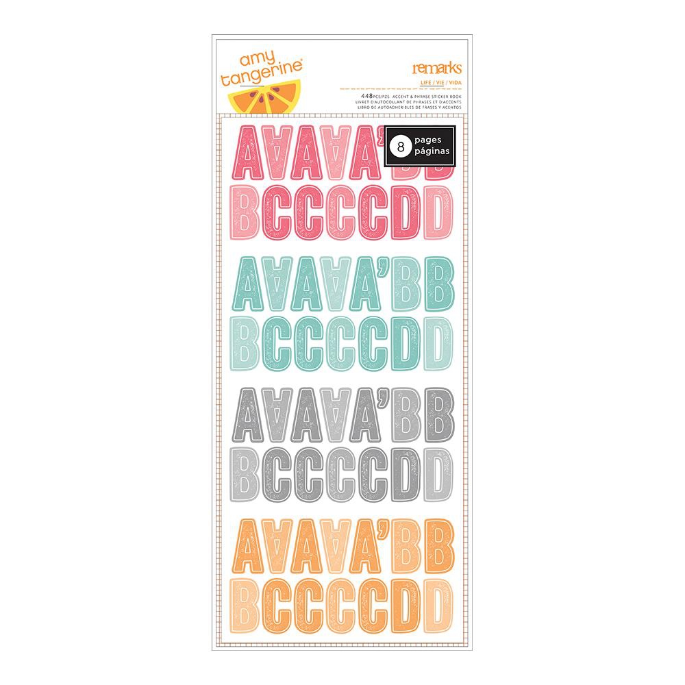 Набор наклеек Amy Tangerine Yes Please Remarks Sticker Book Life Alphabet & Numbers
Набор наклеек Amy Tangerine Yes Please Remarks Sticker Book Life Alphabet & Numbers