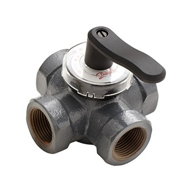 Клапан чугунный четырехходовой поворотный Danfoss HFE4 PN6 1" 065Z0424 
Клапан чугунный четырехходовой поворотный Danfoss HFE4 PN6 1" 065Z0424