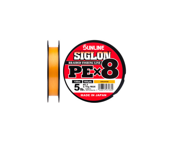 Шнур Sunline Siglon PE х8 150m (оранж.) #0.3/0.094mm 5lb/2.1kg (арт.123416580984)
Шнур Sunline Siglon PE х8 150m (оранж.) #0.3/0.094mm 5lb/2.1kg (арт.123416580984)