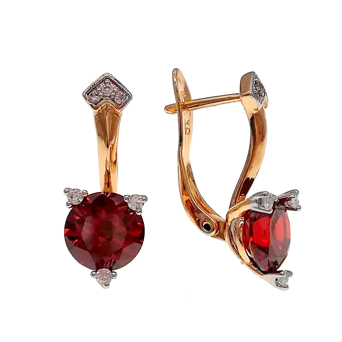 Серьги Xuping из медицинского золота,, гранатово-красные фианиты, позолота 18К + родий, 24422
Серьги Xuping из медицинского золота,, гранатово-красные фианиты, позолота 18К + родий, 24422