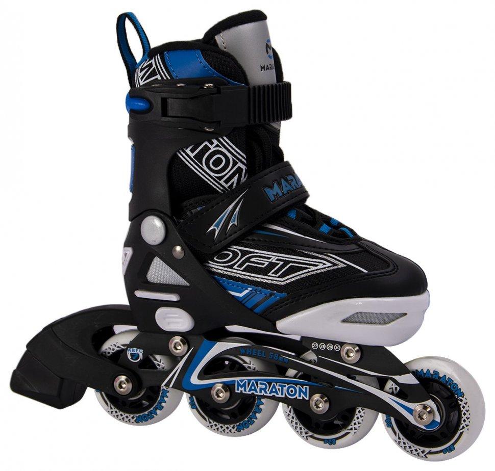 Роликовые коньки раздвижные Maraton Soft XS (27-30) Синий
Роликовые коньки раздвижные Maraton Soft XS (27-30) Синий