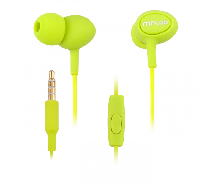 Наушники проводные с микрофоном и кнопкой ответа для телефона Mizoo G10 Olives stereo Green
Наушники проводные с микрофоном и кнопкой ответа для телефона Mizoo G10 Olives stereo Green