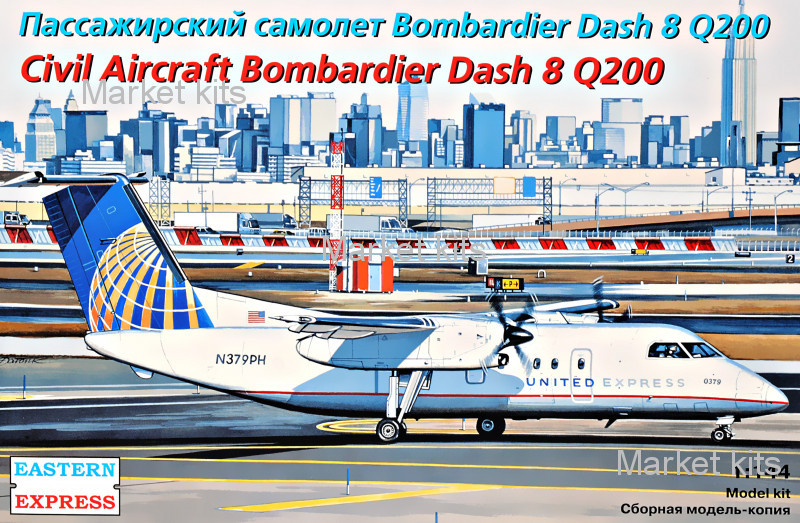 Пассажирский самолет Dash 8 Q200 "United Express" 1:144 Eastern Express (EE144132)
Пассажирский самолет Dash 8 Q200 "United Express" 1:144 Eastern Express (EE144132)