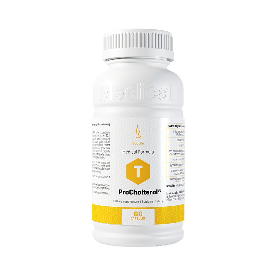 DuoLife ПроХолтерол Medical Formula ProCholterol (Регулирование уровня холестерина) 60 капсул
DuoLife ПроХолтерол Medical Formula ProCholterol (Регулирование уровня холестерина) 60 капсул