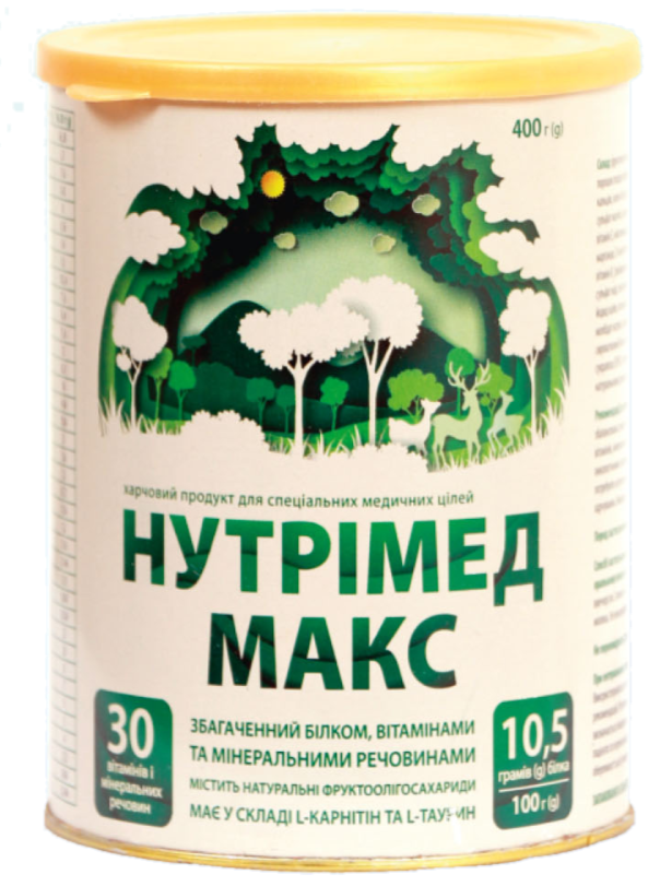 Медицинская белковая смесь для энтерального питания Divit Nutraceuticals Нутримед Макс
Медицинская белковая смесь для энтерального питания Divit Nutraceuticals Нутримед Макс