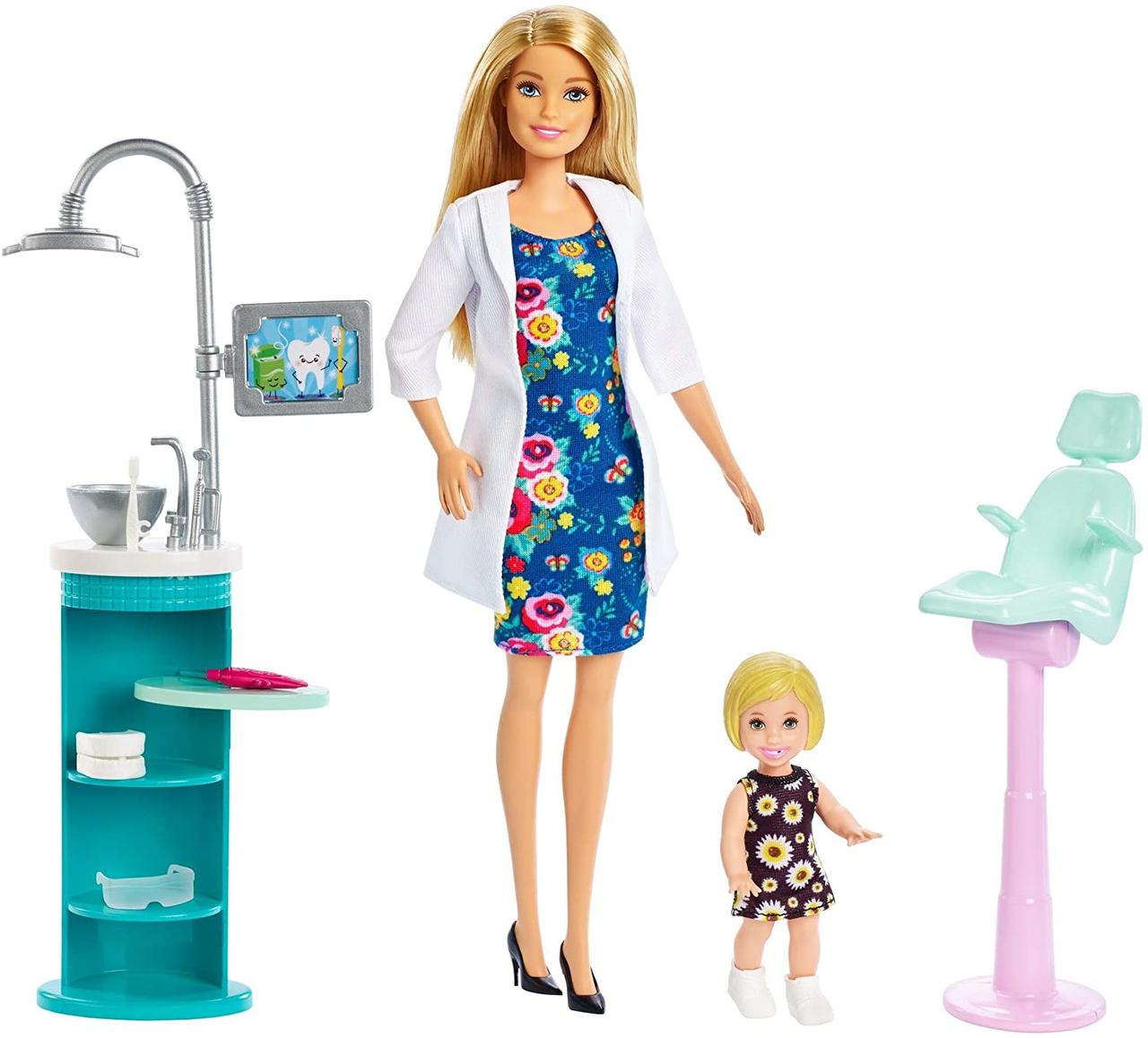 Ігровий набір Barbie Dentist Doll, Blonde, You can be Anything Барбі Дантист (FXP16) (B07HFTGPBX)
Ігровий набір Barbie Dentist Doll, Blonde, You can be Anything Барбі Дантист (FXP16) (B07HFTGPBX)