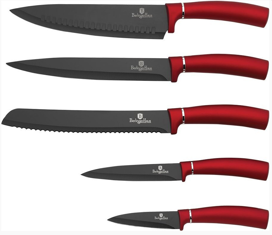 Набор ножей из нержавеющей стали 6 предметов Metallic Line Burgundy Edition Berlinger Haus
Набор ножей из нержавеющей стали 6 предметов Metallic Line Burgundy Edition Berlinger Haus