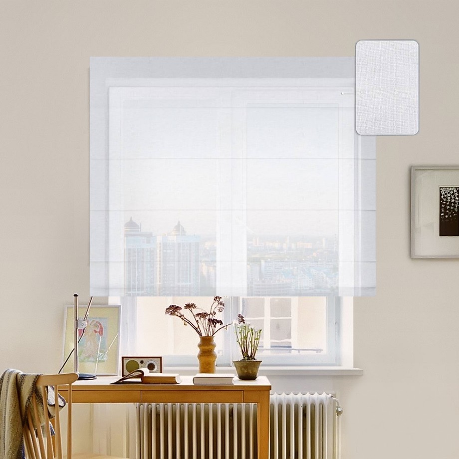 Римская штора система Classic InHt Тюль Лен Белый 240х160 см
Римская штора система Classic InHt Тюль Лен Белый 240х160 см