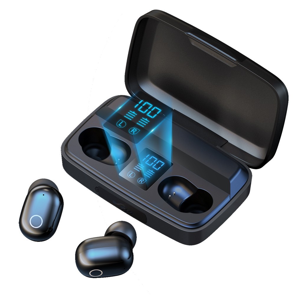 Беспроводные наушники с повербанком Topk T10 c уровнем заряда Bluetooth 5.0 PowerBank 2000 мАч Черный (880191)
Беспроводные наушники с повербанком Topk T10 c уровнем заряда Bluetooth 5.0 PowerBank 2000 мАч Черный (880191)