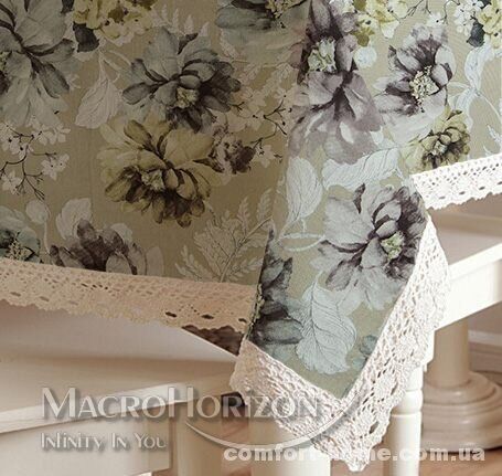 Скатерть Provance Spain SANDY Адель Цветы Серый, арт. MG-132572, Овал 140*180 см 
Скатерть Provance Spain SANDY Адель Цветы Серый, арт. MG-132572, Овал 140*180 см