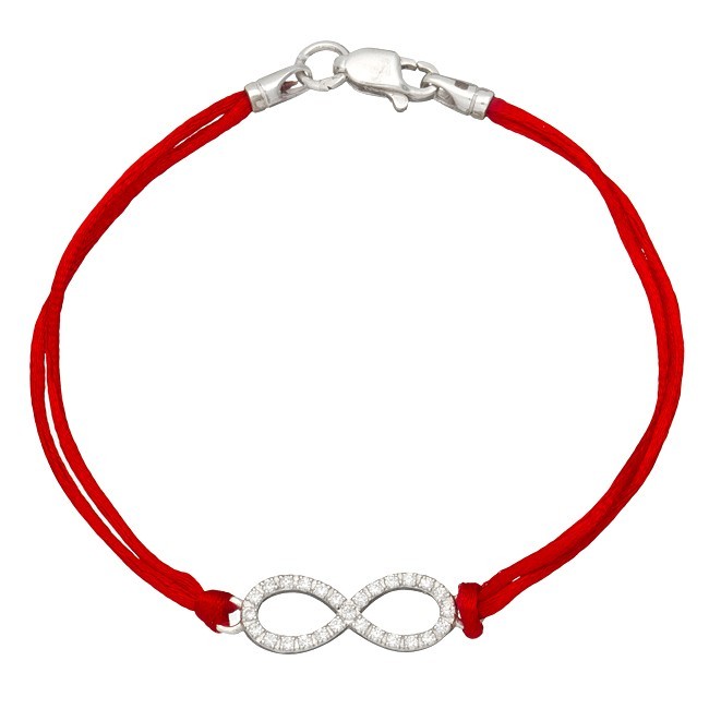 Браслет Jewel-case Красный шелковый с серебряной вставкой Бесконечность Маленькая с камнями 4002-kr 18.0
Браслет Jewel-case Красный шелковый с серебряной вставкой Бесконечность Маленькая с камнями 4002-kr 18.0