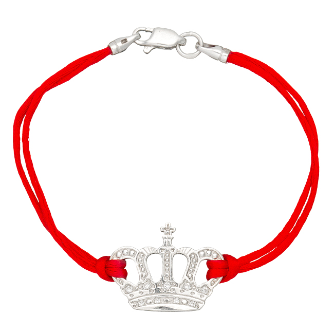 Браслет Jewel-case Красный шелковый с серебряной вставкой Корона с камнями 4015-kr 20.0
Браслет Jewel-case Красный шелковый с серебряной вставкой Корона с камнями 4015-kr 20.0