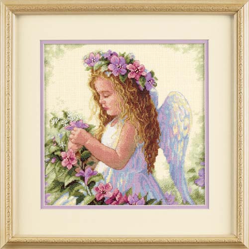 Набір для вишивання хрестиком "Квітковий ангел//Passion Flower Angel" DIMENSIONS 35229
Набір для вишивання хрестиком "Квітковий ангел//Passion Flower Angel" DIMENSIONS 35229