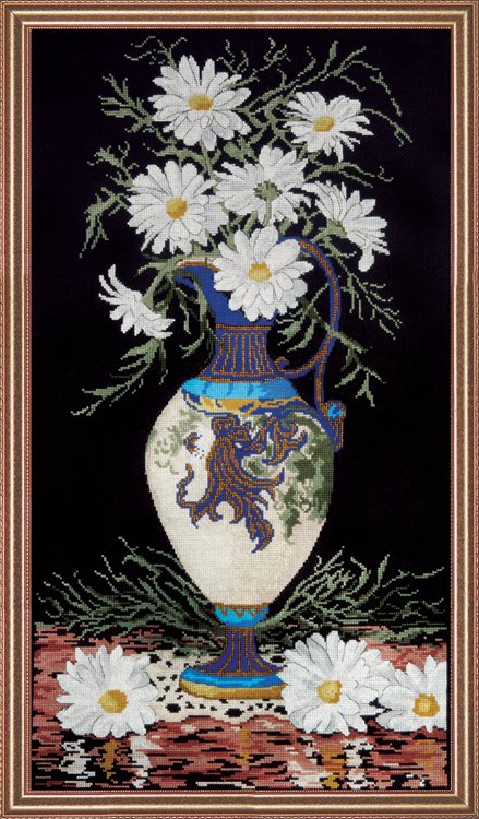 Набір для вишивання хрестиком "Daisies in Vase//Ромашки в вазі" Design Works dw2782
Набір для вишивання хрестиком "Daisies in Vase//Ромашки в вазі" Design Works dw2782
