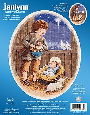 Набір для вишивання хрестиком "The Little Drummer Boy//Маленький барабанщик" Janlynn 015-0244
Набір для вишивання хрестиком "The Little Drummer Boy//Маленький барабанщик" Janlynn 015-0244