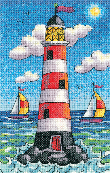 Набір для вишивання хрестиком "Маяк вдень//Lighthouse by Day" Heritage Crafts H1388
Набір для вишивання хрестиком "Маяк вдень//Lighthouse by Day" Heritage Crafts H1388