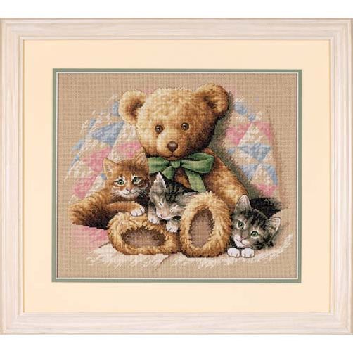 Набір для вишивання хрестиком "Тедді та кошенята//Teddy & Kittens" DIMENSIONS 35236
Набір для вишивання хрестиком "Тедді та кошенята//Teddy & Kittens" DIMENSIONS 35236