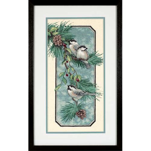 Набір для вишивання хрестиком "Птахи на гілці//Chickadees on a Branch" DIMENSIONS 03199
Набір для вишивання хрестиком "Птахи на гілці//Chickadees on a Branch" DIMENSIONS 03199
