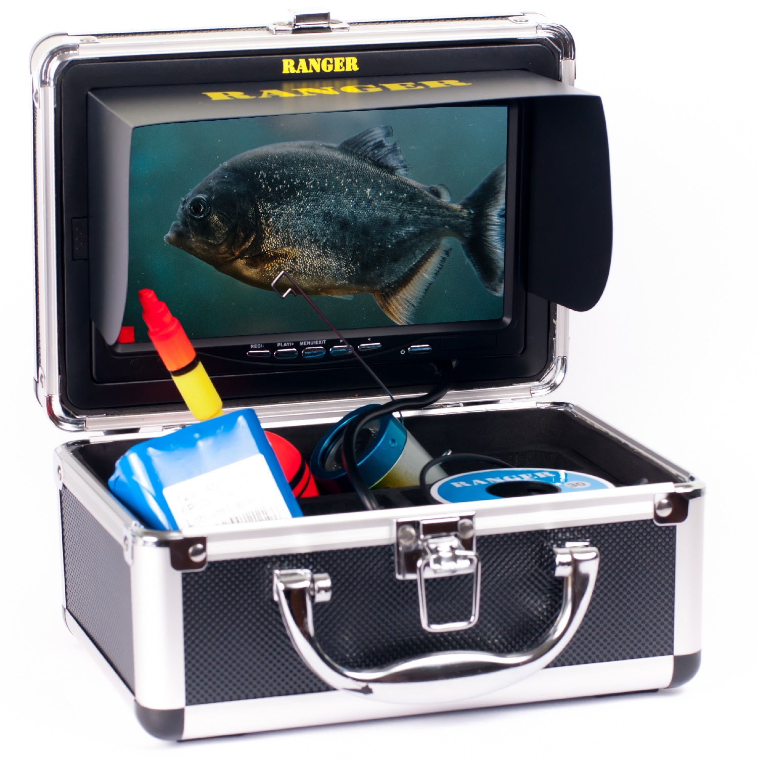 Подводная видеокамера Ranger Lux Case 15m (Арт. RA 8846) Цветной дисплей 7 дюймов с разрешением 800х480
Подводная видеокамера Ranger Lux Case 15m (Арт. RA 8846) Цветной дисплей 7 дюймов с разрешением 800х480