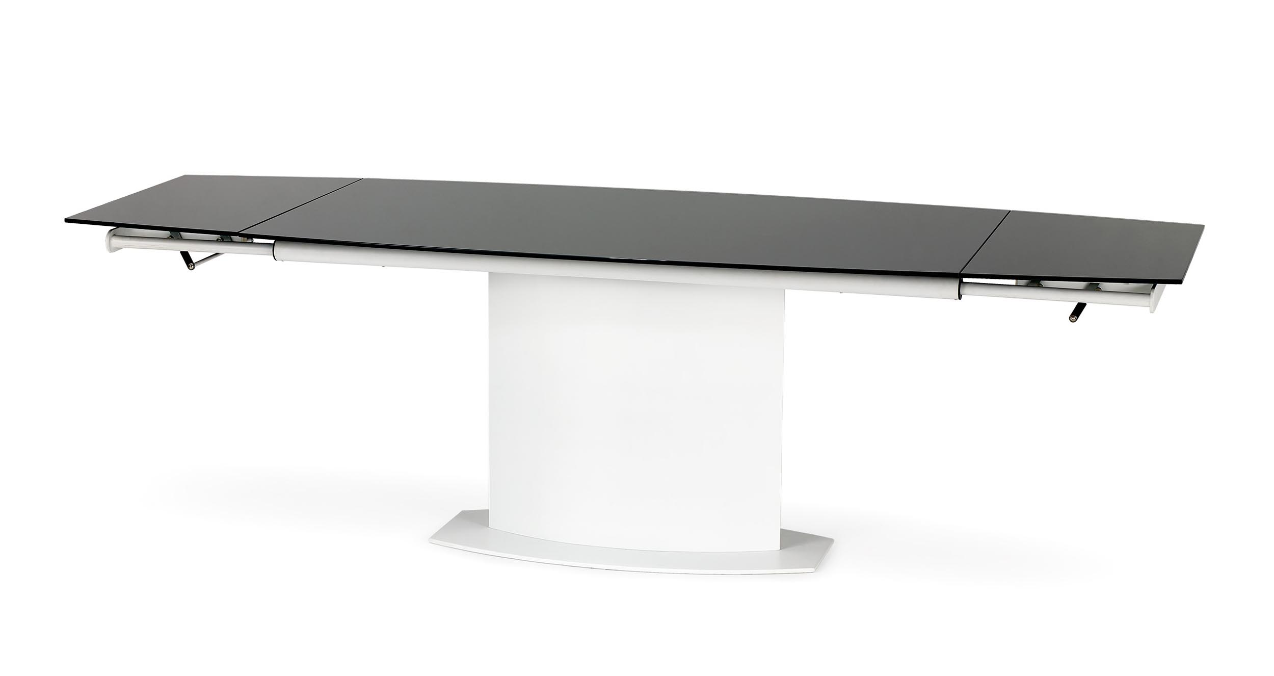Раскладной обеденный стол в гостиную, кухню Anderson 160(250)x90 стекло черный/сталь белый Halmar Польша
Раскладной обеденный стол в гостиную, кухню Anderson 160(250)x90 стекло черный/сталь белый Halmar Польша