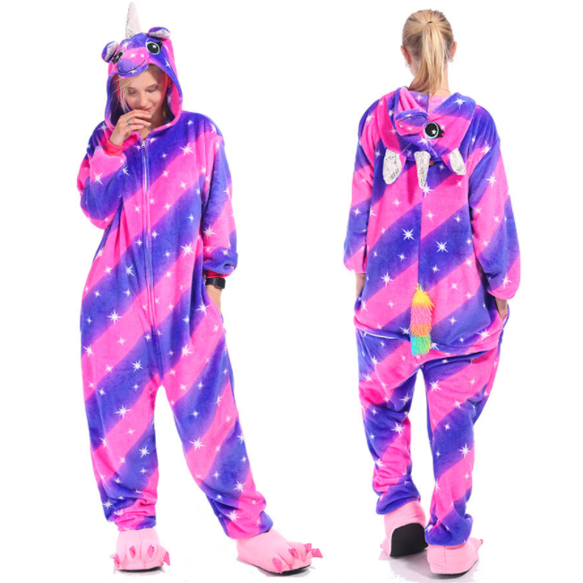 Кигуруми пижама футужама Magical Kigurumi Единорог Пурпурный Звездный M (158-167)
Кигуруми пижама футужама Magical Kigurumi Единорог Пурпурный Звездный M (158-167)