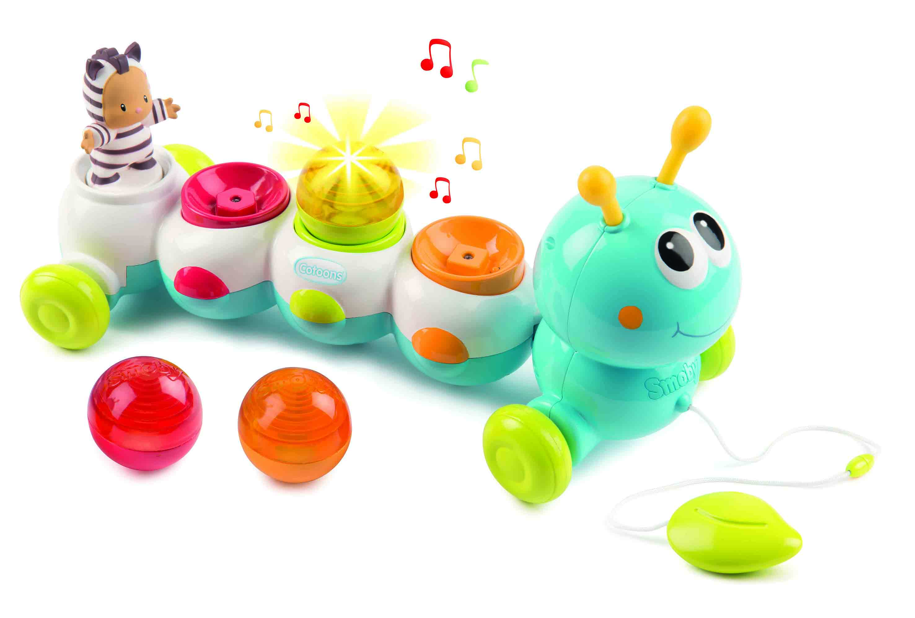 Электронная игрушка Smoby Toys Cotoons Гусеница со звуковым и световым эффектами (110422)
Электронная игрушка Smoby Toys Cotoons Гусеница со звуковым и световым эффектами (110422)