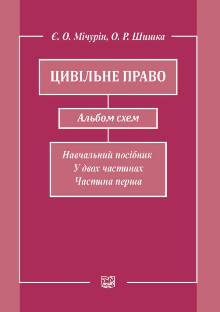 Цивільне право. Альбом схем. Частина перша - Мічурін Є. О., Шишка О. Р. 978-966-937-417-2
Цивільне право. Альбом схем. Частина перша - Мічурін Є. О., Шишка О. Р. 978-966-937-417-2