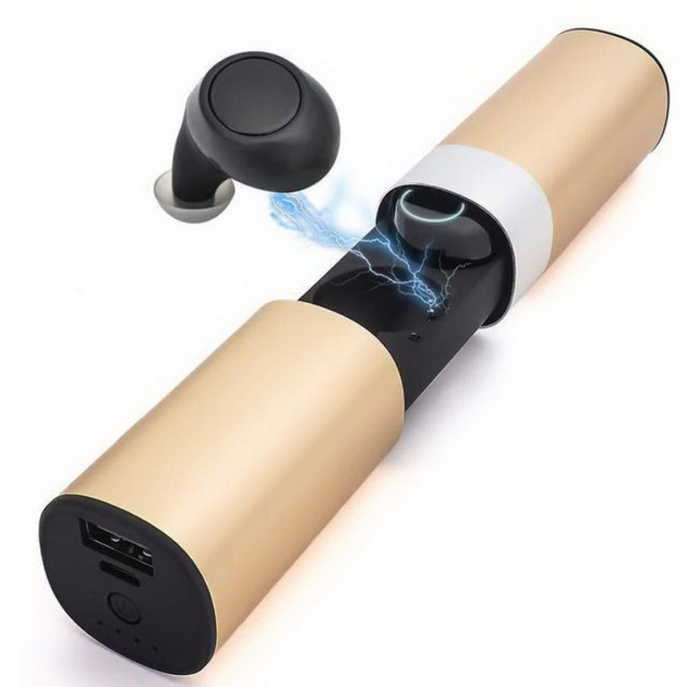 Наушники беспроводные 3BS HEADSET TWS S2 Bluetooth 4.2 с Водонепроницаемым кейсом и Power Bank 1200mah Серебристый 
Наушники беспроводные 3BS HEADSET TWS S2 Bluetooth 4.2 с Водонепроницаемым кейсом и Power Bank 1200mah Серебристый