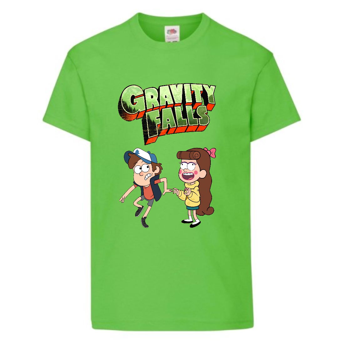 Футболка детская Гравити Фолз Мэйб и Диппер 12 (Gravity Falls Mayb and Dipper 12) светлозеленый (GF lgrn-6) 140 см
Футболка детская Гравити Фолз Мэйб и Диппер 12 (Gravity Falls Mayb and Dipper 12) светлозеленый (GF lgrn-6) 140 см