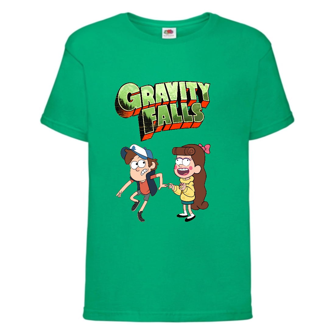 Футболка детская Гравити Фолз Мэйб и Диппер 12 (Gravity Falls Mayb and Dipper 12) зеленая (GF grn-05) 116 см
Футболка детская Гравити Фолз Мэйб и Диппер 12 (Gravity Falls Mayb and Dipper 12) зеленая (GF grn-05) 116 см