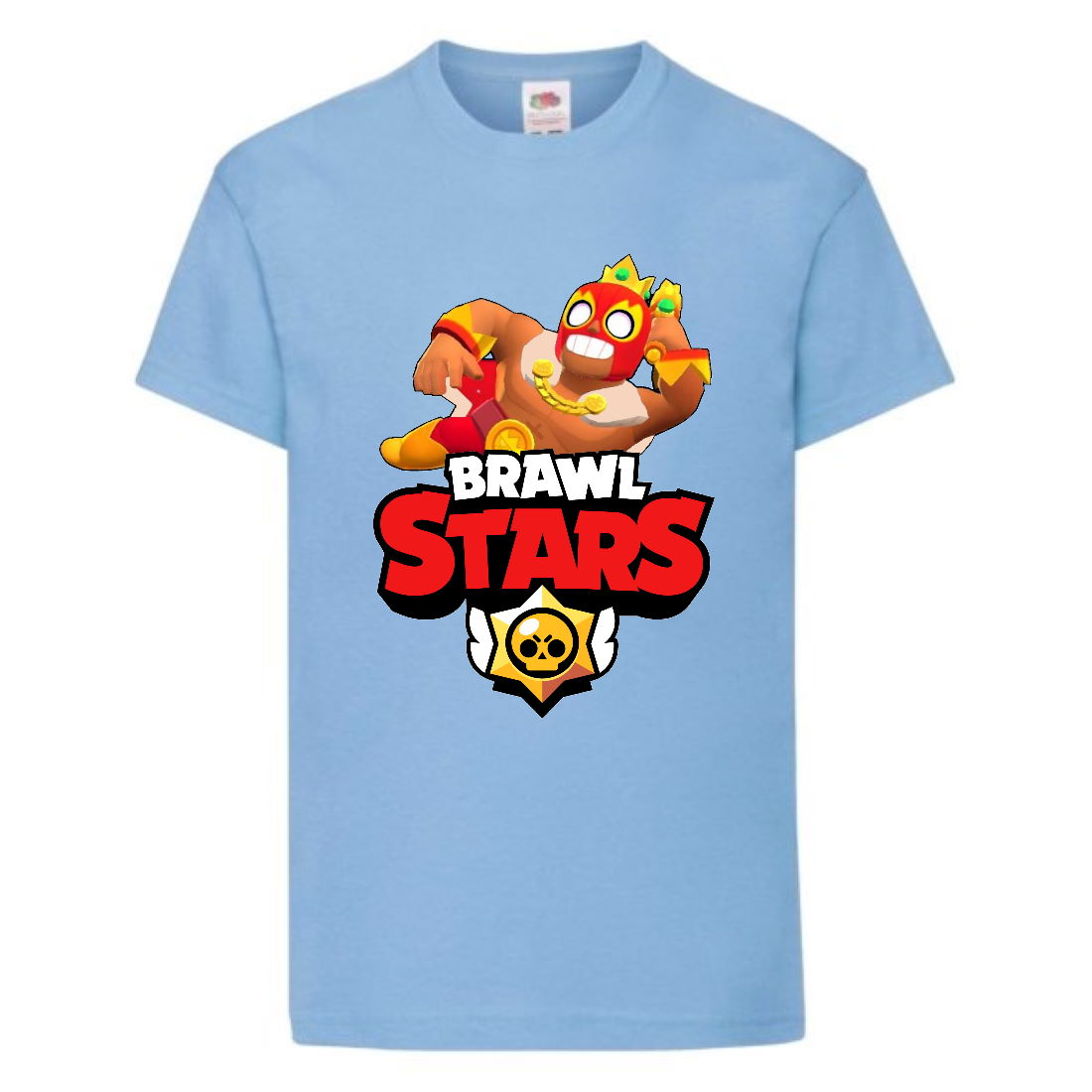 Футболка детская Бравл Старс Король Эль Примо (Brawl Stars El Primo King) светлоголубая (BS ElKg libl-3) 164 см
Футболка детская Бравл Старс Король Эль Примо (Brawl Stars El Primo King) светлоголубая (BS ElKg libl-3) 164 см