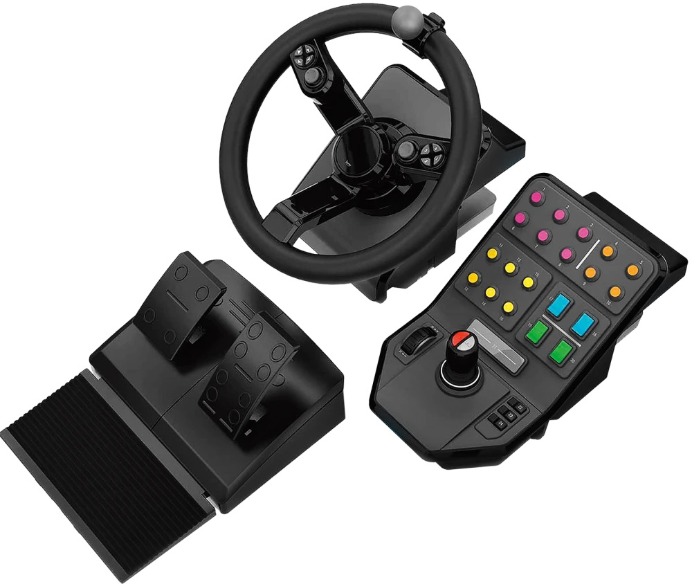 Комплект для управления тяжелой техники Logitech G Heavy Equipment Bundle Farm Sim Controller (945-000062)
Комплект для управления тяжелой техники Logitech G Heavy Equipment Bundle Farm Sim Controller (945-000062)