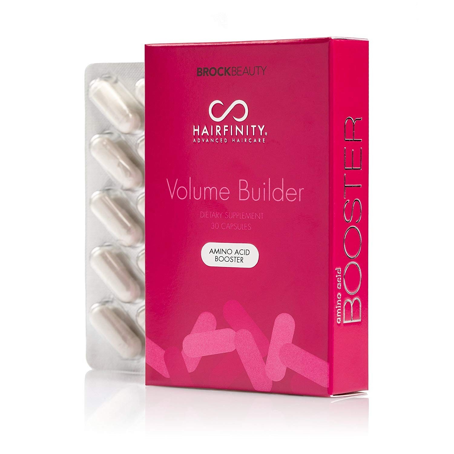 Бустер об’єм волосся HAIRFINITY VOLUME BUILDER AMINO ACID BOOSTER (дієтична добавка) 30 капсул
Бустер об’єм волосся HAIRFINITY VOLUME BUILDER AMINO ACID BOOSTER (дієтична добавка) 30 капсул