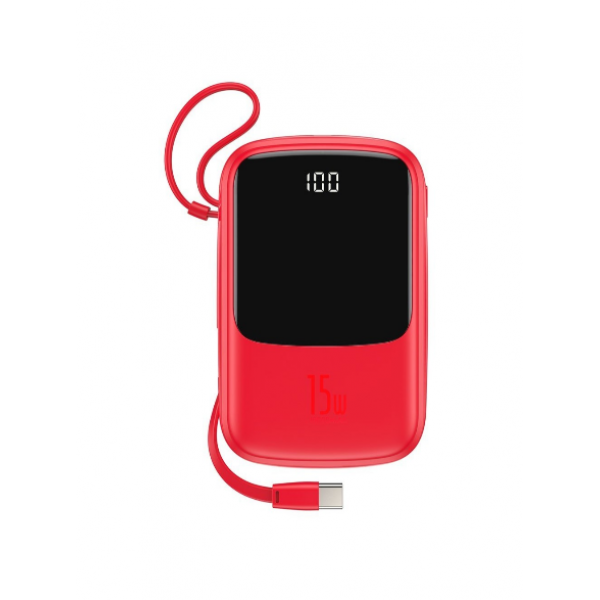 Универсальная мобильная батарея Повербанк 10000мАч 3A 2xUSB Type-C встроенный кабель Baseus PPQD-A09
Универсальная мобильная батарея Повербанк 10000мАч 3A 2xUSB Type-C встроенный кабель Baseus PPQD-A09