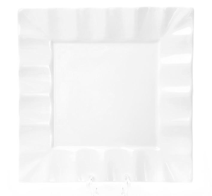 Набор 6 фарфоровых тарелок White City Волна 20х20см (белый фарфор) Bona BD-988-118
Набор 6 фарфоровых тарелок White City Волна 20х20см (белый фарфор) Bona BD-988-118