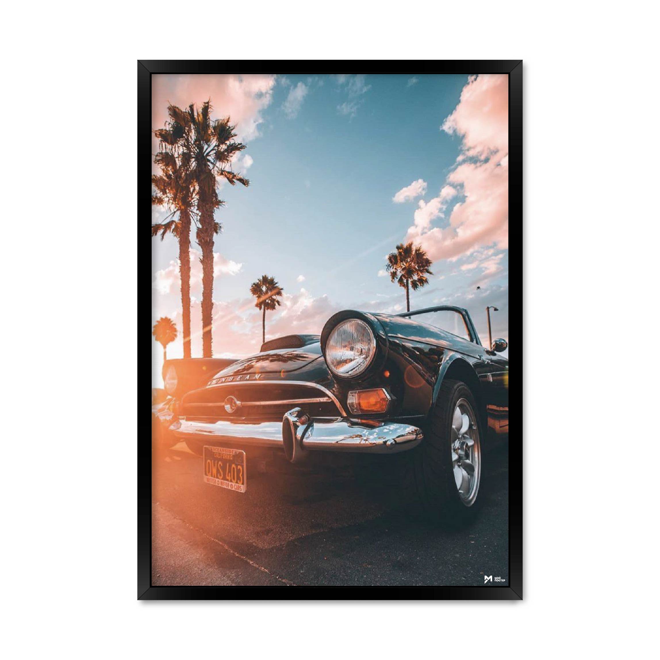 Постер "Ретро машини" без стекла 596x840 мм в чёрной рамке
Постер "Ретро машини" без стекла 596x840 мм в чёрной рамке
