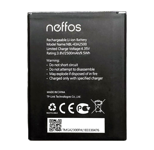 Аккумулятор для TP Link Neffos C7S TP7051 2500 mAh NBL 43A2500 фото