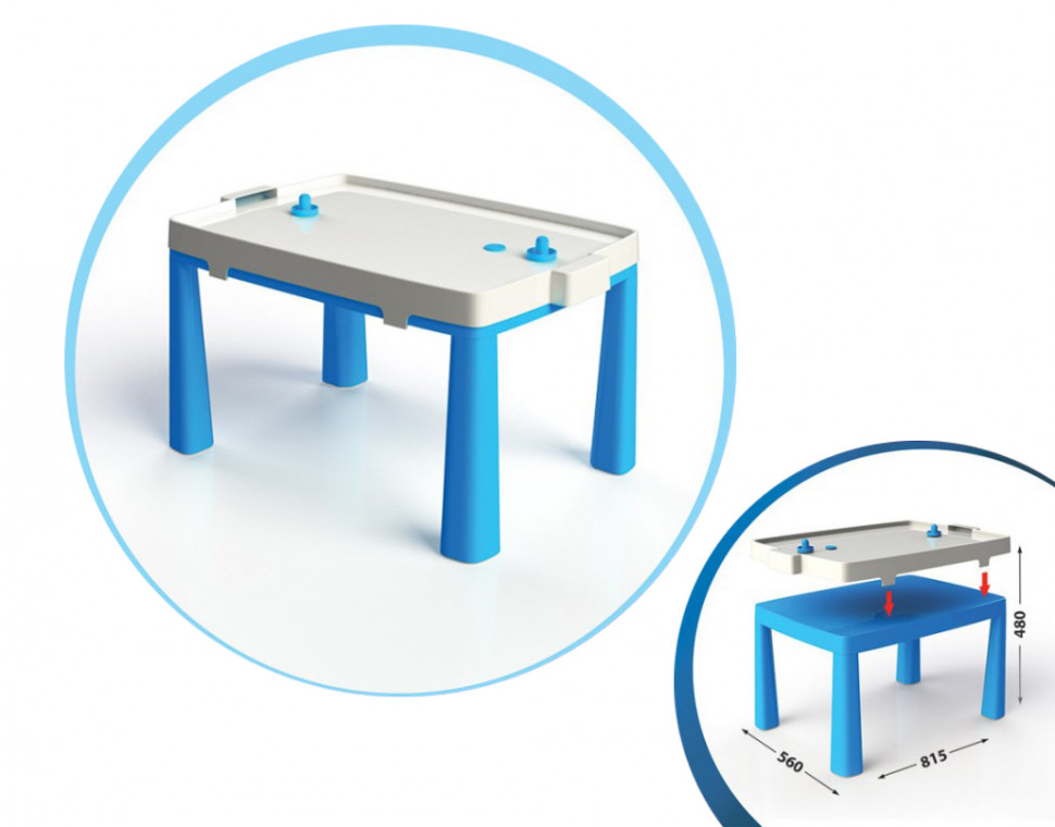 Детский пластиковый стол (2в1) DOLONI TOYS + комплект для аэрохоккея синего цвета цвета 56х81,5х48 см (RT04580/1/2/3/4/5)
Детский пластиковый стол (2в1) DOLONI TOYS + комплект для аэрохоккея синего цвета цвета 56х81,5х48 см (RT04580/1/2/3/4/5)