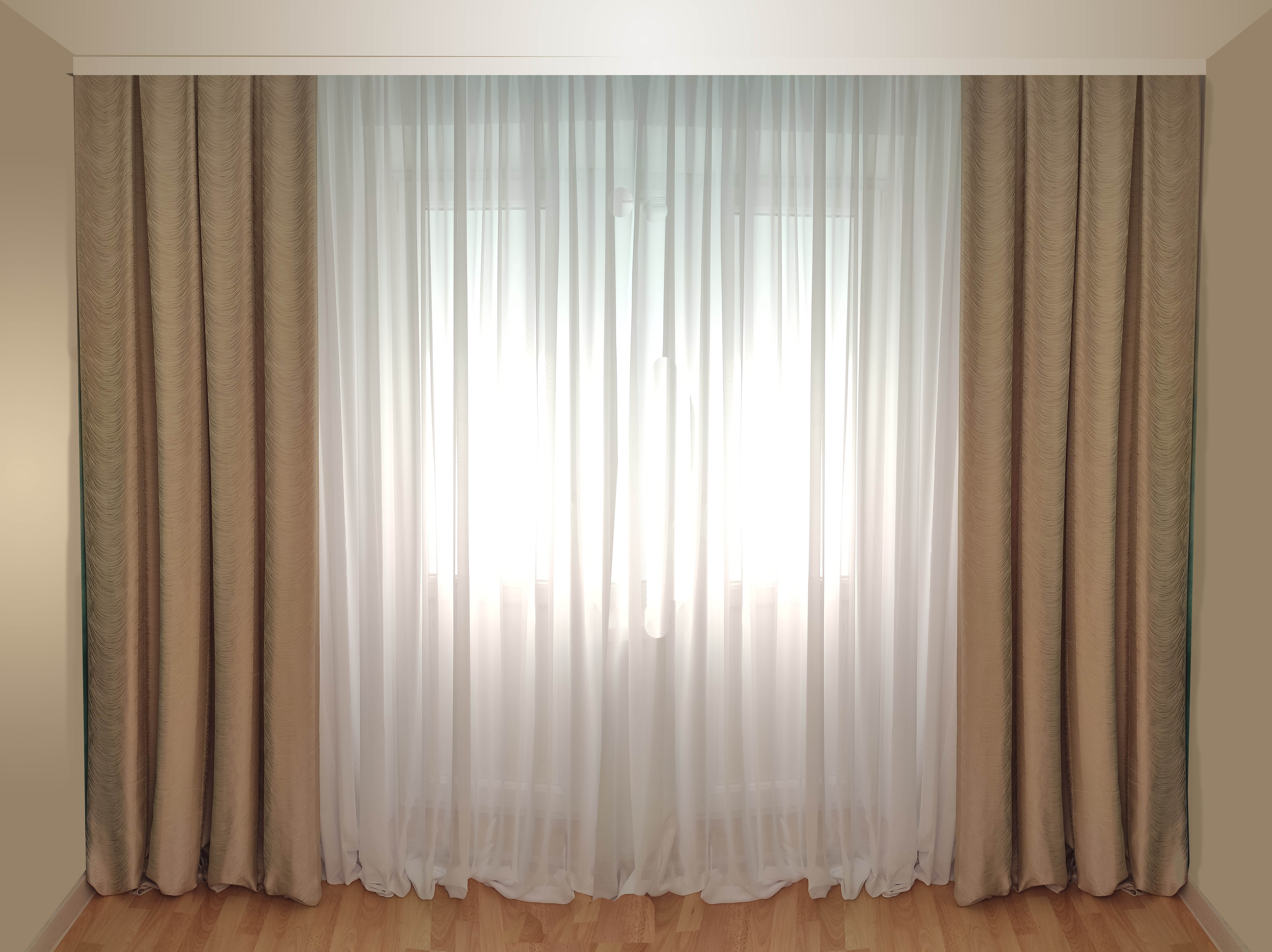 Комплект штор Декор-Ин Ниагара Бежевый 275х300 2 шт (Vi 100462) 
Комплект штор Декор-Ин Ниагара Бежевый 275х300 2 шт (Vi 100462)