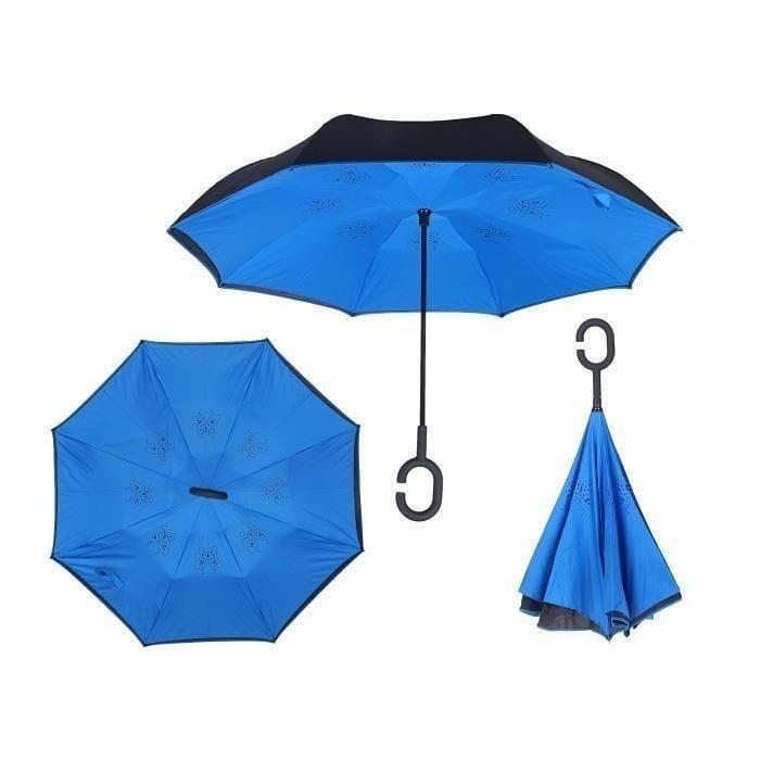 Зонт наоборот, зонтик парасоля обратного сложения Up-Brella, ветрозащитный умный антизонт синий
Зонт наоборот, зонтик парасоля обратного сложения Up-Brella, ветрозащитный умный антизонт синий